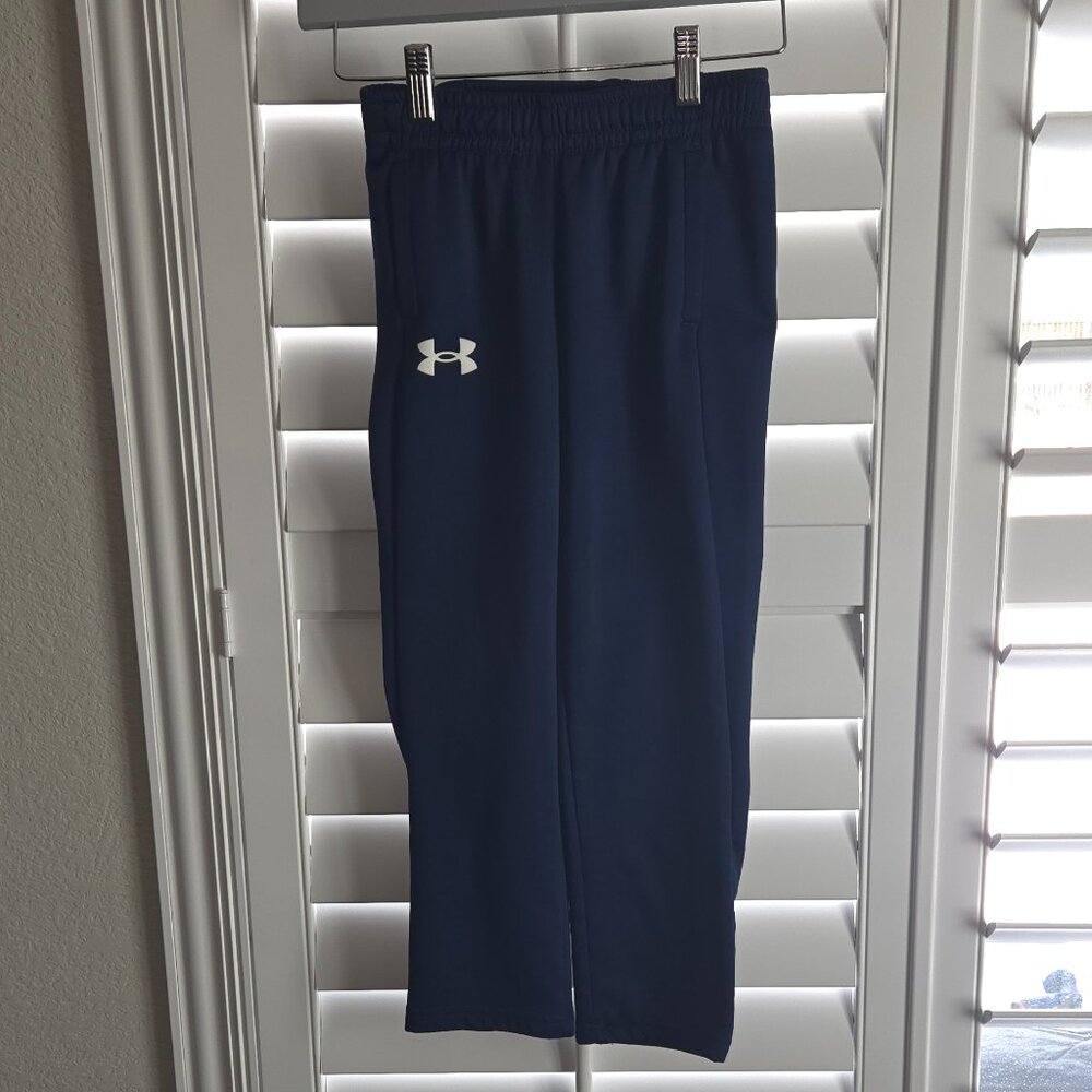 Youth Under Armour Youth Fleece Sweatpants - Navy Blue - Like New